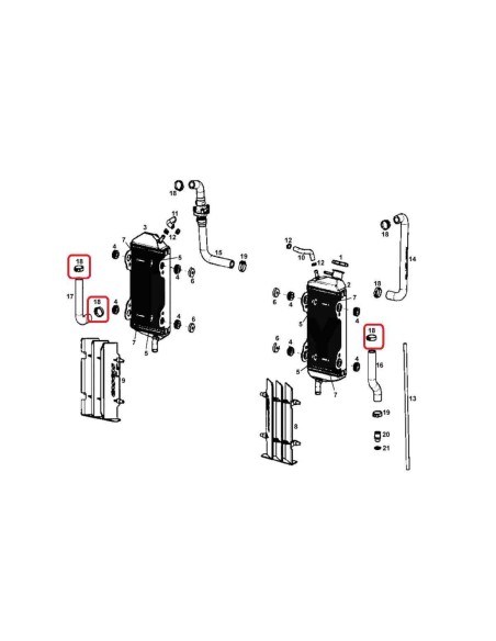 ABRAZADERA MANGUITO RADIADOR GAS GAS 22MM ABRAZADERA MANGUITO RADIADOR GAS GAS 22MM