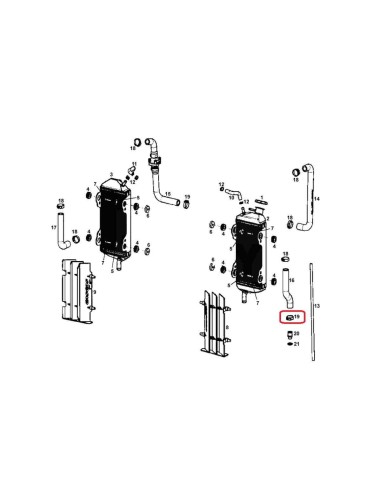 ABRAZADERA MANGUITO RADIADOR GAS GAS 23MM