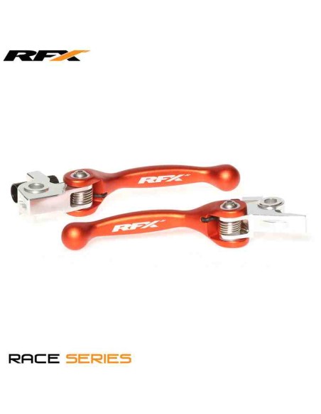 KIT MANETAS ARTICULADAS RFX KTM EXC 250/300 18-22 NARANJAS