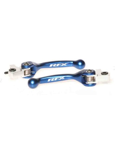 KIT MANETAS ARTICULADAS RFX HUSQVARNA TE 250/300 19-21 FE 250 19-21 FE 350/450/501 18-21 AZULES