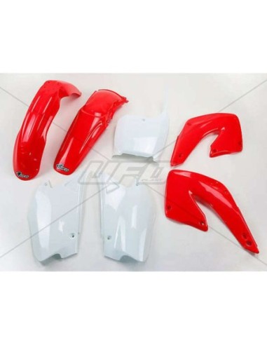 KIT PLASTICOS UFO OEM Color Red/White Honda CR125R/250R