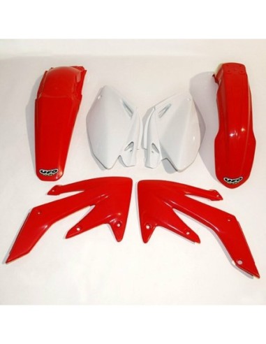 KIT PLASTICOS UFO OEM Color Red/White Honda CRF250R