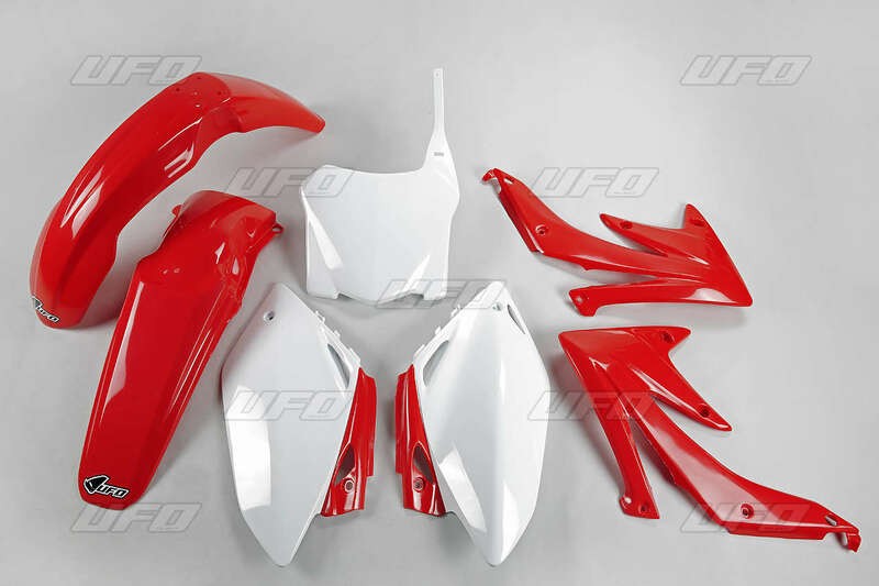 KIT PLASTIQUE CARÈNES Honda CR 500 1989 - 1990 Rouge OVNI Plast Époque FULL EUR 131,00 - FR
