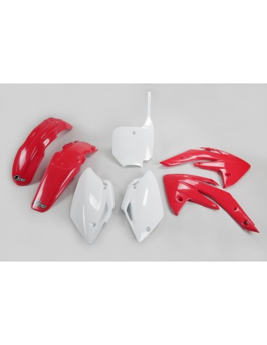 KIT PLASTICOS UFO OEM Color Red/White Honda CRF150R/150F