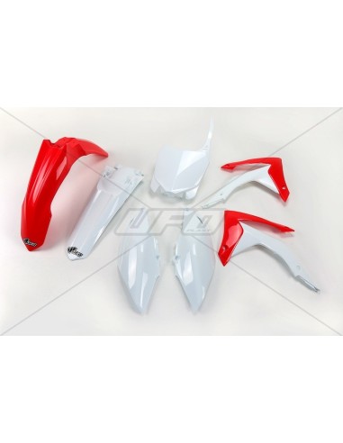 KIT PLASTICOS UFO OEM Color Red/White Honda CRF250R/450R