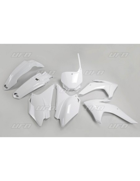 KIT PLASTICOS UFO Honda color blanco HOKIT118-041