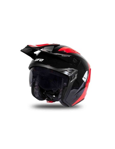 CASCO UFO JET TRIAL SHERATAN NEGRO ROJO 2023