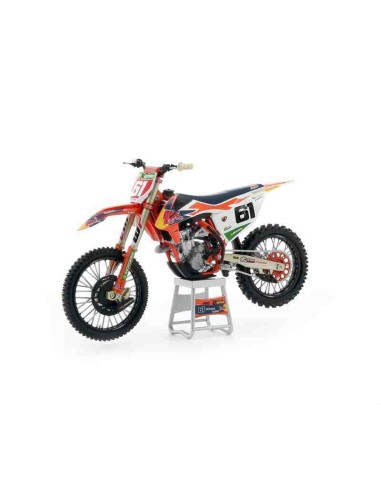 MOTO ESCALA 1:12 KTM SXF 450 2019 JORGE PRADO Nº 61