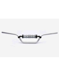 MANILLAR RENTHAL QUAD HONDA TRX SUZUKI LTZ 22MM PLATA