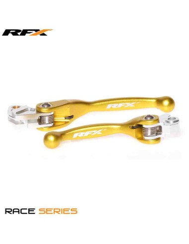 KIT MANETAS ARTICULADAS RFX SUZUKI RMZ 250 07-22 RMZ 450 07-22 AMARILLAS