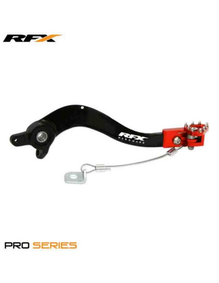 PEDAL DE FRENO RFX KTM EXC 150 20-23 SX 250 17-22 EXCF 250/350 17-23 NEGRO NARANJA