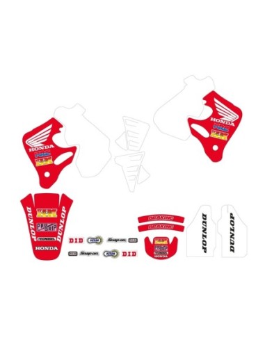 KIT ADHESIVOS TECNOSEL TEAM HONDA 1992