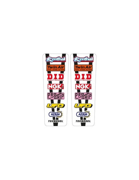 TECNOSEL FENDER STICKERS VINTAGE SPONSORS