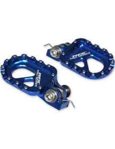 ESTRIBERAS TRIAL RFX PRO ALUMINIO AZULES - VALIDAS PARA TODAS