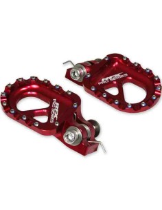 ESTRIBERAS TRIAL RFX PRO ALUMINIO ROJAS - VALIDAS PARA TODAS