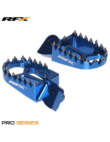 ESTRIBERAS RFX PRO YAMAHA YZ 65 18-23 YZ 85 02-23 YZ/WR 125-450 99-23 AZULES