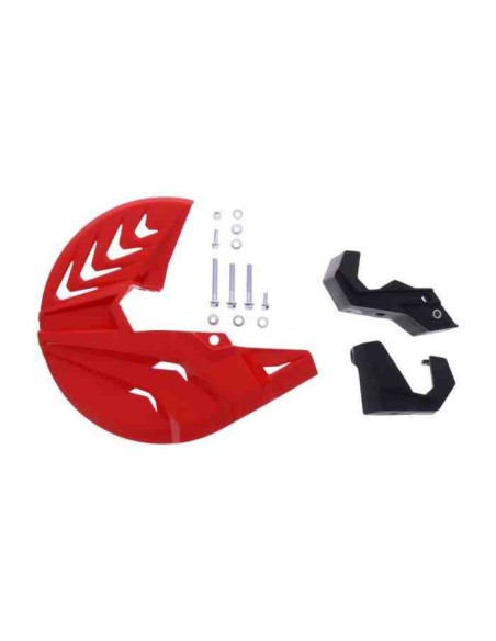 PROTECTOR DISCO DELANTERO POLISPORT HONDA CRF 250R/450R 15-22 CRF 250RX 19-22 450RX 17-22 ROJO