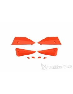 KIT DE DEFLECTORES Y CONECTORES BARKBUSTERS SABRE COLOR NARANJA