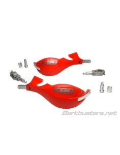 KIT DE PARAMANOS BARKBUSTERS EGO ABIERTO Ø22 UNIVERSAL COLOR ROJO