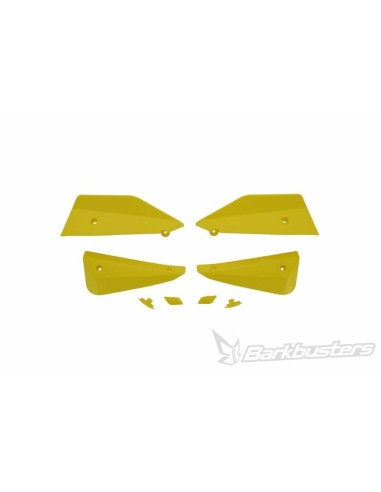 KIT DE DEFLECTORES Y CONECTORES BARKBUSTERS SABRE COLOR AMARILLO