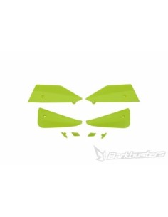 KIT DE DEFLECTORES Y CONECTORES BARKBUSTERS SABRE COLOR AMARILLO HIVIZ