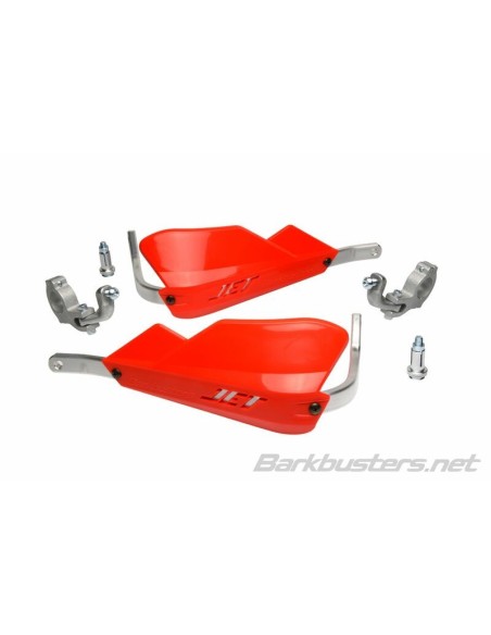 KIT DE PARAMANOS BARKBUSTERS JET CERRADO UNIVERSAL COLOR ROJO
