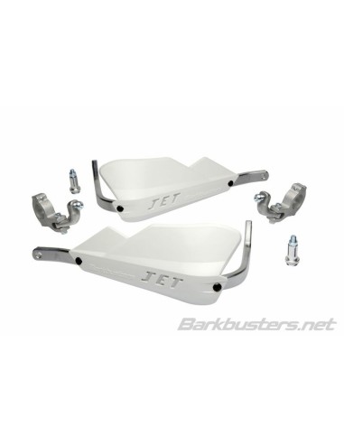 KIT DE PARAMANOS BARKBUSTERS JET CERRADO UNIVERSAL COLOR BLANCO