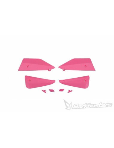 KIT DE DEFLECTORES Y CONECTORES BARKBUSTERS SABRE COLOR ROSA
