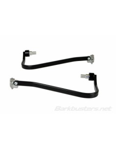 SOPORTES DE ALUMINIO BARKBUSTERS FIJACIÓN DE DOBLE ANCLAJE COLOR NEGRO