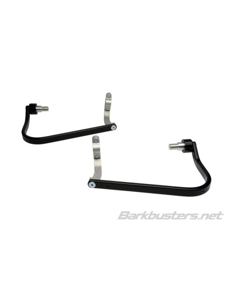 SOPORTES DE ALUMINIO BARKBUSTERS FIJACIÓN DE DOBLE ANCLAJE COLOR NEGRO