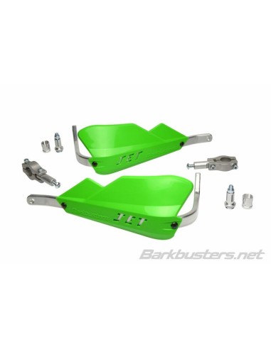 KIT DE PARAMANOS BARKBUSTERS JET ABIERTO Ø22 UNIVERSAL COLOR VERDE