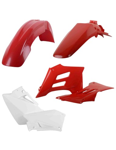 KIT PLASTICOS CEMOTO GAS GAS EC 01-06 ROJO BLANCO