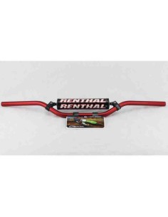 MANILLAR RENTHAL 7/8 22MM ENDURO ROJO