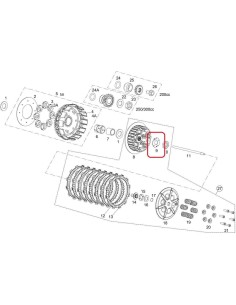 ARANDELA PRECINTO CORONA EMBRAGUE GAS GAS ENDURO 2018