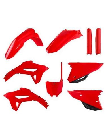 KIT PLASTICOS POLISPORT HONDA CRF 250R 22-23 CRF 450R 21-23 CRF 450RX 21-22 ROJOS