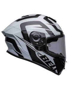CASCO BELL RACE STAR FLEX DLX LABYRINTH BLANCO NEGRO 2