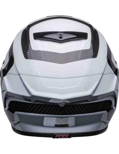 CASCO BELL RACE STAR FLEX DLX LABYRINTH BLANCO NEGRO