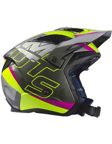 CASCO MOTS TRIAL JUMP UP03 AMARILLO FLUOR