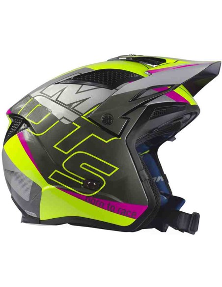 CASCO MOTS TRIAL JUMP UP03 AMARILLO FLUOR