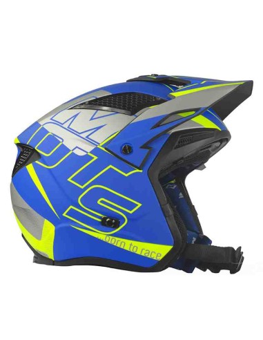 CASCO MOTS TRIAL JUMP UP03 AZUL