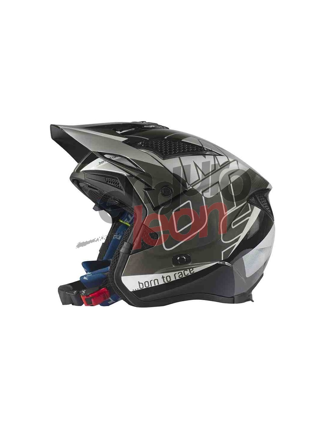 CASCO MOTS TRIAL JUMP UP03 NEGRO TALLA XS