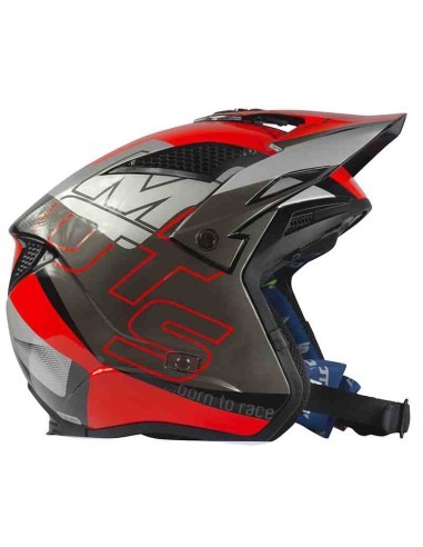 CASCO MOTS TRIAL JUMP UP03 ROJO