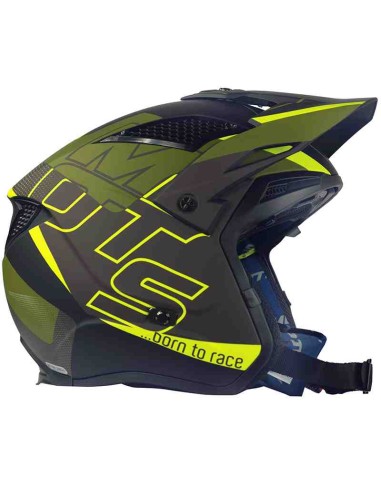 CASCO MOTS TRIAL JUMP UP03 VERDE