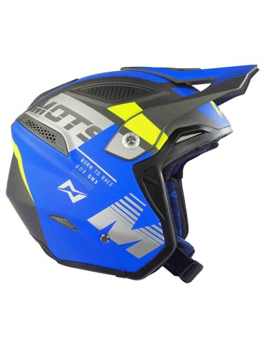 CASCO MOTS TRIAL GO2 AZUL