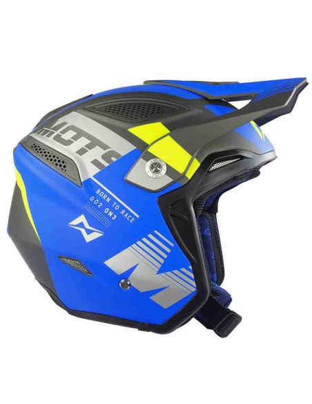 CASCO MOTS TRIAL GO2 AZUL