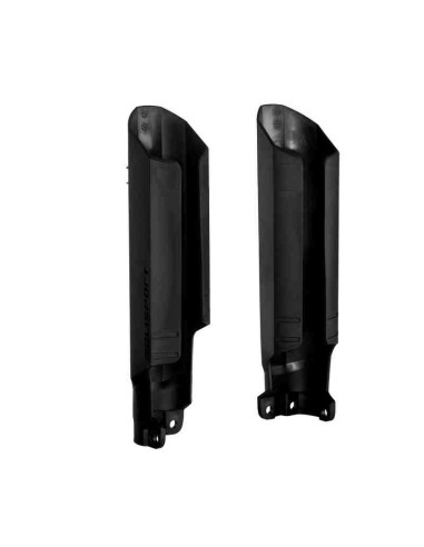 PROTECTORES DE HORQUILLA POLISPORT ENVOLVENTES KTM SX/SXF/EXC/EXCF 15-22 GAS GAS 21-23 NEGROS