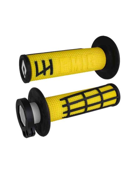 PUÑOS ODI EMIG PRO 2.0 V2 LOCK-ON AMARILLO NEGRO