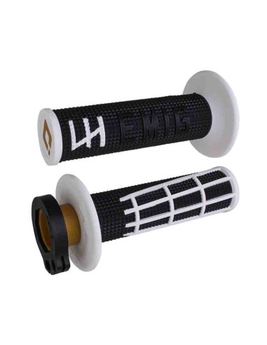 PUÑOS ODI EMIG PRO 2.0 V2 LOCK-ON NEGRO BLANCO