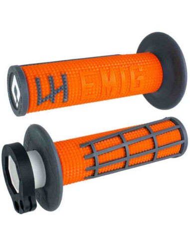 PUÑOS ODI EMIG PRO 2.0 V2 LOCK-ON NARANJA GRIS