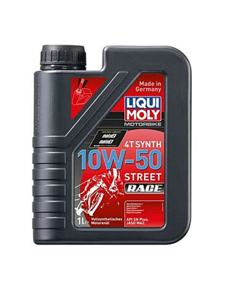 ACEITE LIQUI MOLY 4T 100% SINTETICO 10W50 STREET RACE - 1 LITRO